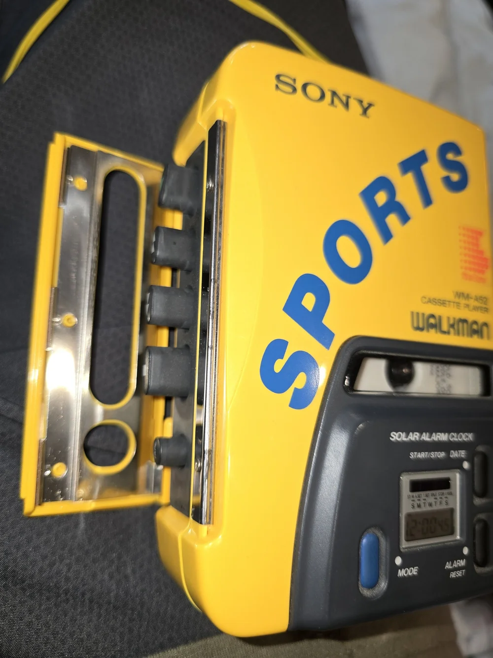 Sony Yellow and Blue Sports Walkman WM-A52 Portable Cassette Player